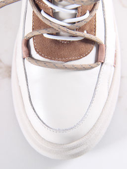 Ботинки 229.windybe. бежевый коричневый/Байка