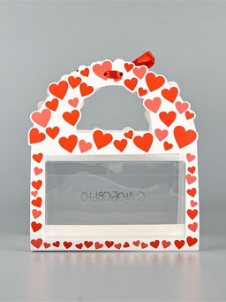 Коробка подарочная, упаковка,Сердца, 25?19.5?10 см