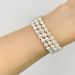 Бусины для украшений из белого Жемчуга - Радуга самоцветов фото 2