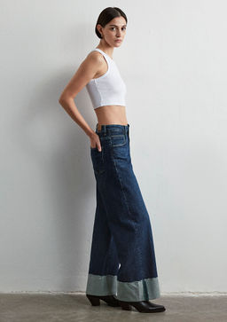 2li Kad?n Basic Fitilli Atlet - Mavi фото 10