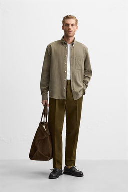 LYOCELL - COTTON SHIRT - Zara фото 17