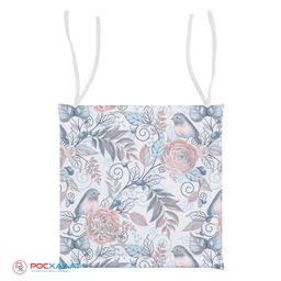 Подушка для стула VR ХБ 40/40 Птич сер ПДС-01 (19) 40х40