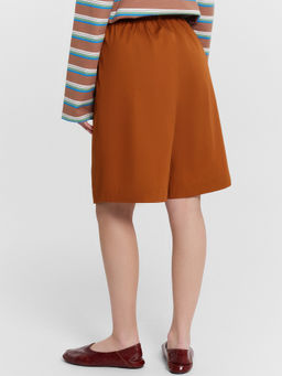 Шорты женские коричневые карамель 132361 - Mark formelle фото 5