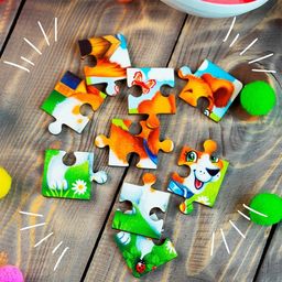 Пазл Щенок, 9 деталей - Лесная мастерская фото 11