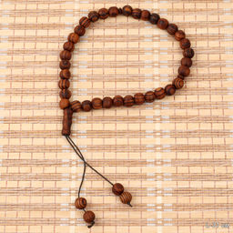 Четки мусульманские 33 бусины 12мм / MА53 /уп 10/400/коричневые - Галеонтрейд фото 4