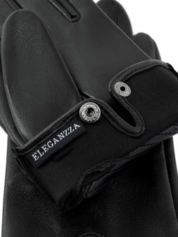 Перчатки женские ш/п IS114 black - Eleganzza фото 7