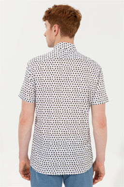 U. S. Polo Assn Мужская рубашка с коротким рукавом и рисунком в защиту прав - U.s. polo assn фото 11