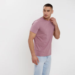 Футболка мужская MINAKU REGULAR FIT: цвет пурпурный, р-р 52