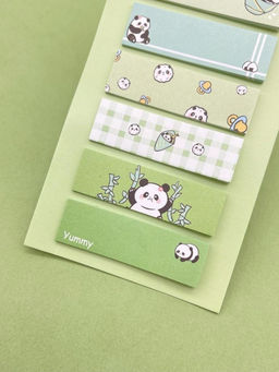 Стикеры "Panda life", green