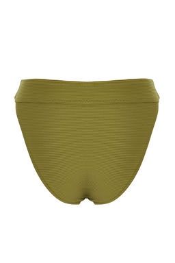 TRENDYOLMILLA K?rm?z? Dokulu High Leg Regular Core Bikini Alt? TBESS21BA0016 фото 26