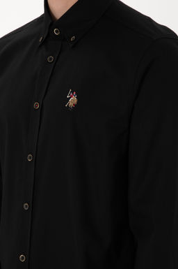 Erkek Siyah Uzun Kollu Basic G_mlek Sepette S_rpriz _ndirim - U.s. polo assn фото 7