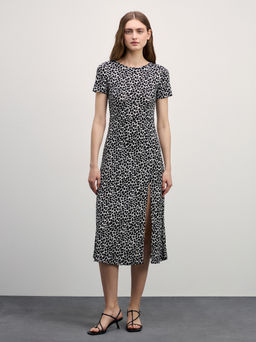 Платье миди с разрезом / Zarina  фото 4