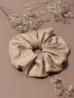 Цена за 3 шт. Резинка для волос "Орбита гранд" грация, 16 см, светло-коричневый