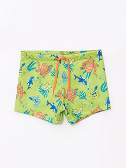 Bask?l? H?zl? Kuruyan Erkek ?ocuk Boxer Mayo