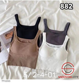 Топик с чашками в рубчик