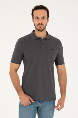U. S. Polo Assn / Мужская базовая футболка антрацитового цвета