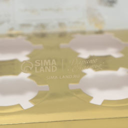 Цена за 5 шт. Коробка для капкейка «С Новым годом», 16×16×11.5 см