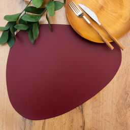 Цена за 12 шт. Салфетка сервировочная на стол Тэм, 4535 см, цвет винный