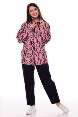 Костюм женский 5-287а (сухая роза+синий)