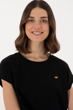 Kad_n Siyah Ti__rt Sepette S_rpriz _ndirim - U.s. polo assn фото 2