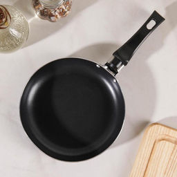 Сковорода Лерой, d=16 см, пластиковая ручка, антипригарное покрытие, алюминий, цвет МИКС - Simaland фото 2