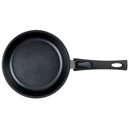 Сковорода с тефлоновым покрытием д22см Классик, h5,5см, s0,38см, съемная ручка из термостойкого пластика, стеклянная крышка с пароотводом, подарочная упаковка (Россия) - Домашняя мода фото 3