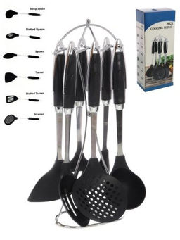 Кухонный набор 7 предметов на подставке / TY-125 /уп 24/