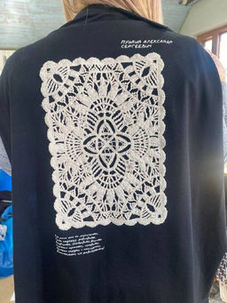 Лонгслив с кружевом на спине 95% хлопок, 5% лайкра - Sahar art lab фото 14