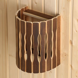 Абажур для бани и сауны «Добрыня», липа, 29.5×23×16 см, настенный, «Добропаровъ»