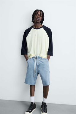 CARPENTER POCKET DENIM BERMUDA SHORTS - Zara фото 31