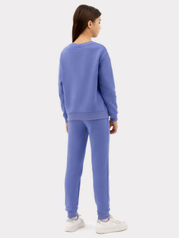 Комплект для девочек (джемпер, брюки) в фиолетовом цвете - Mark formelle фото 2