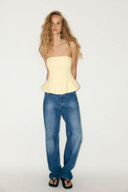 PEPLUM BANDEAU TOP - Zara фото 19