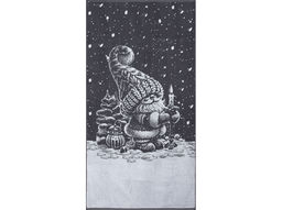 Полотенце махровое 6с102.413ж1 Рождественской ночью (графит5) 81х160см