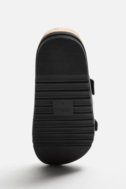 RUBBERISED DOUBLE-STRAP SANDALS - Zara фото 7