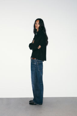 PLAIN KNIT V-NECK JUMPER - Zara фото 11