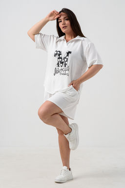 Комплект (рубашка+шорты) с печатью 52469