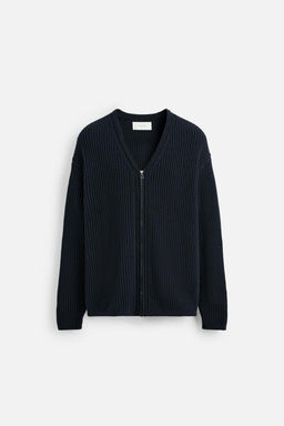 ZIP-UP TEXTURED CARDIGAN - Zara фото 7