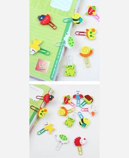 Набор скрепок Веселое настроение, 12 штук 903962 - Yiwu youda import & export co фото 2