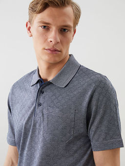 Polo Yaka Merserize G?r?n?ml? Erkek Ti??rt