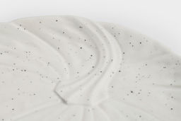 Блюдо, 22 см, керамика, белое, в крапинку, Тыква, Light pumpkin - Anna lafarg фото 3