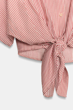 CAMISA RAYAS NUDO / Raya Roja