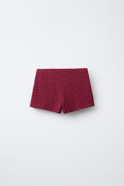 BERMUDA SKORT WITH FRAYED TEXTURE - Zara фото 2