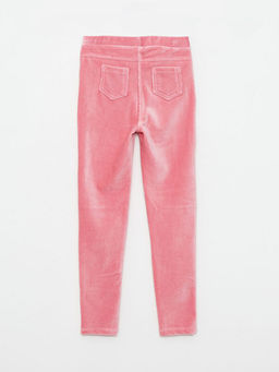 Beli Lastikli Basic Kadife K?z ?ocuk Tayt - Waikiki фото 2