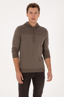 Erkek Vizon Sweatshirt