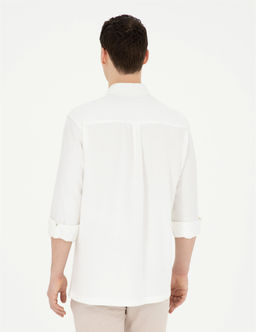 Bej Comfort Fit Uzun Kollu G_mlek - Pierre cardin фото 5