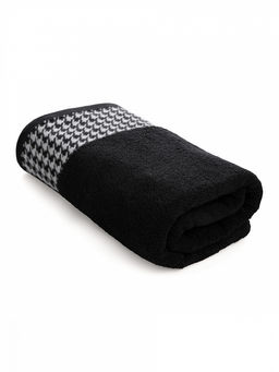 Полотенце для тела 70x130 черный махровая ткань