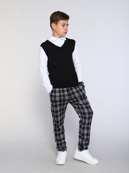 Брюки Высота черный - Ладошки фото 33