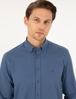 _ndigo Regular Fit Uzun Kollu G_mlek - Pierre cardin фото 2