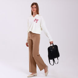 Рюкзак женский городской Astrael на молнии, чёрный