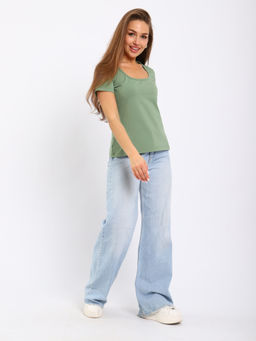 Футболка женская 6-203з (оливковый)